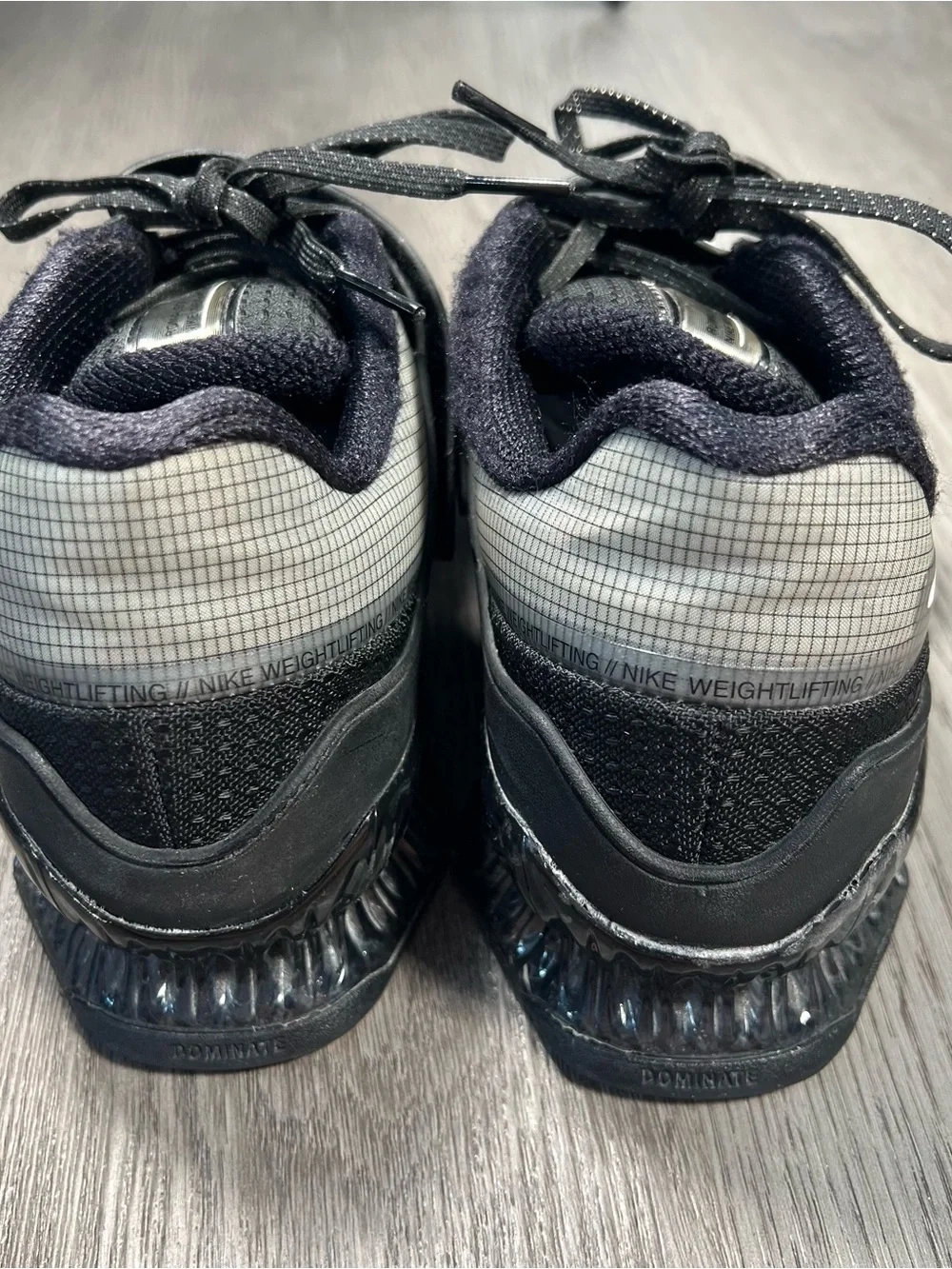 Nike Romaleos 4 Men's Weightlifting Gym Shoes Black White Size 9 CD3463-010